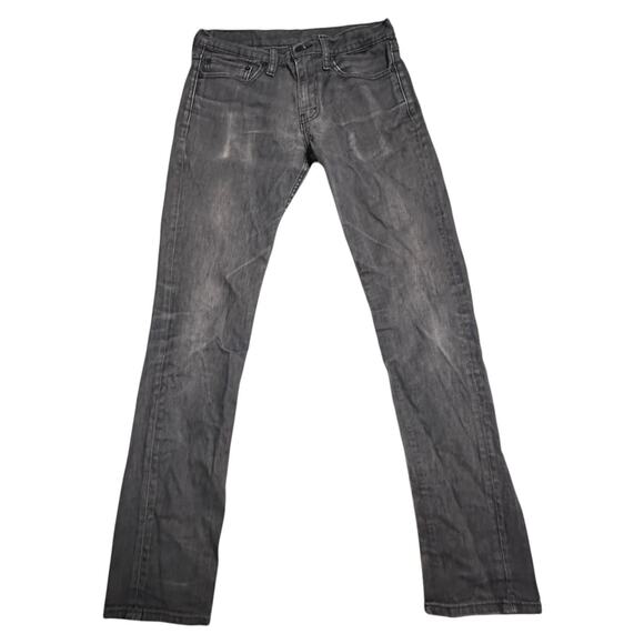 Levi’s Jeans Mens 32x36 Grey 511 Slim Fit Rigid Denim - Picture 1 of 7